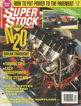 SUPER STOCK 1993 MAR - SELLARS, OWENS, Tx SHOOTOUT, CAMARO Bld 6